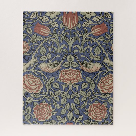 William Morris Tudor Roos Wallpaper Legpuzzel (Verticaal)