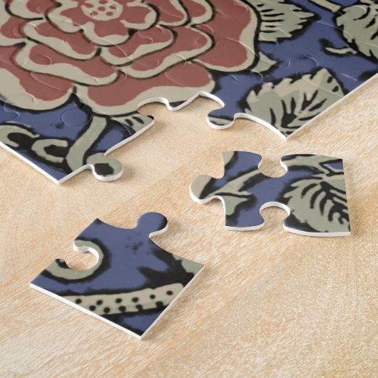 William Morris Tudor Roos Wallpaper Legpuzzel (Zijkant)