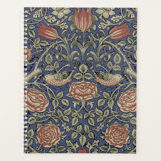 William Morris Tudor Roos Wallpaper Planner (Voorkant)