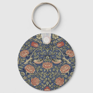 William Morris Tudor Roos Wallpaper Sleutelhanger