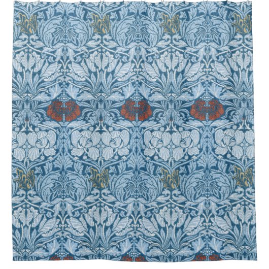 William Morris "Tulip and Roos" Douchegordijn (Voorkant)