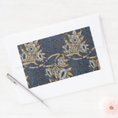william morris tulip and willow tapestry pattern rechthoekige sticker (Envelop)