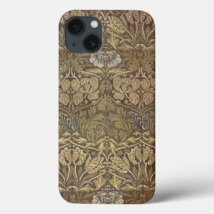 William Morris Tulip en Roos Pattern iPhone 13 Hoesje