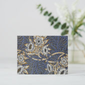 William Morris Tulip en Willow Floral Pattern Briefkaart (Staand voorkant)