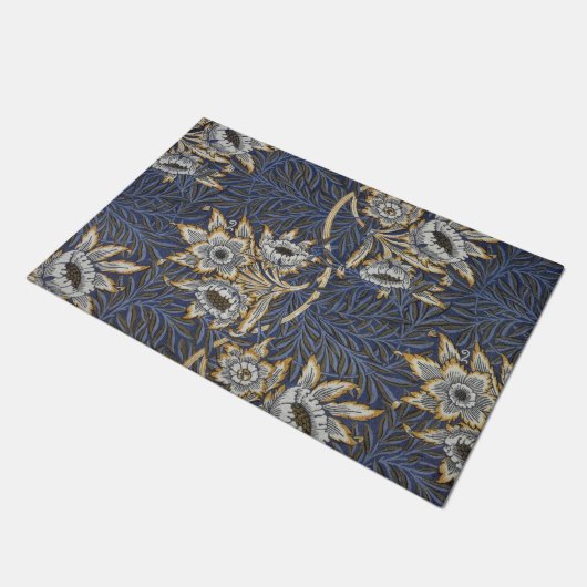 William Morris Tulip en Willow Floral Pattern Deurmat (Schuin)