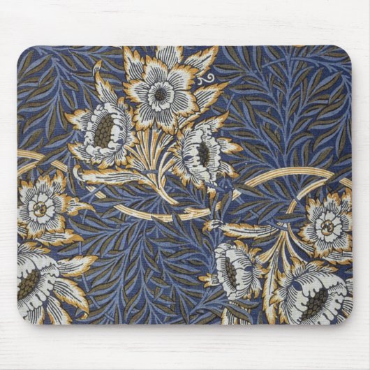 William Morris Tulip en Willow Floral Pattern Muismat (Voorkant)