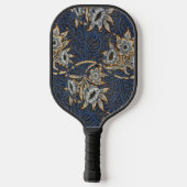 william morris tulip en willow tapestry patroon pickleball paddle (Achterkant)