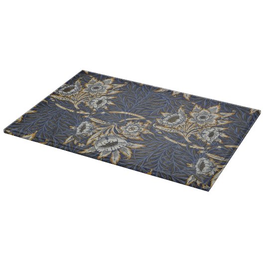 william morris tulip en willow tapestry patroon snijplank (Hoek)