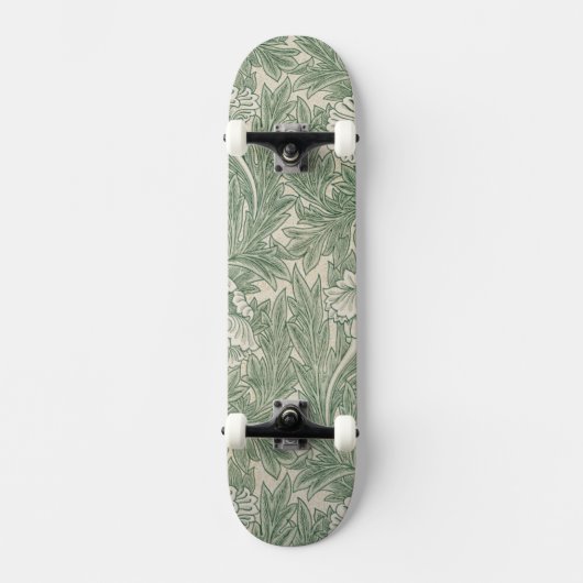william morris tulip wallpaper groen skateboard (Voorkant)