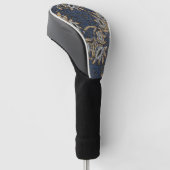 William Morris Tulip Willow Blauw Patroon Golfheadcover (Schuin)