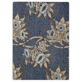 William Morris Tulip Willow Blauw Patroon Klembord (Achterkant)