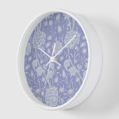 William Morris - Tulipes sauvages Horloge fleurie  (Angle)