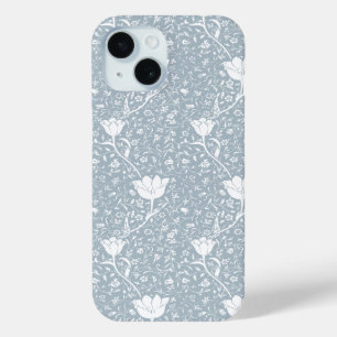 William Morris Tulips in White Pattern