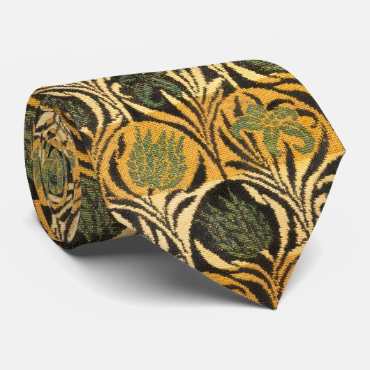 William Morris Tulips & Lelies Tapijtkleed Classic Stropdas (Opgerold)