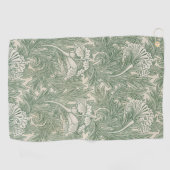 William Morris tulp behang textiel groen Golfhanddoek (Horizontaal)