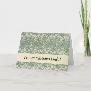 William Morris tulp behang textiel groen Kaart