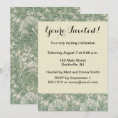 William Morris tulp behang textiel groen Kaart (Voorkant / Achterkant)