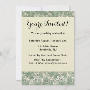 William Morris tulp behang textiel groen Kaart