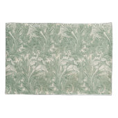 William Morris tulp behang textiel groen Kussensloop (Achterkant)
