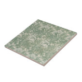 William Morris tulp behang textiel groen Tegeltje (Zijkant)