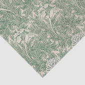 William Morris tulp behang textiel groen Tissuepapier (Detail)