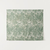 William Morris tulp behang textiel groen Wandkleed (Voorkant (horizontaal))