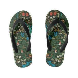 William Morris Tulp Bloemmotief Kinder Teenslippers