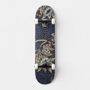 William Morris tulp en wilg tapijtpatroon Skateboard
