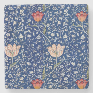 William Morris Tulpen Tuin | Vintage Kunst Stenen Onderzetter