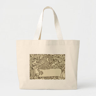 William Morris Uil Bloemrijk Vintage Ontwerp Grote Tote Bag