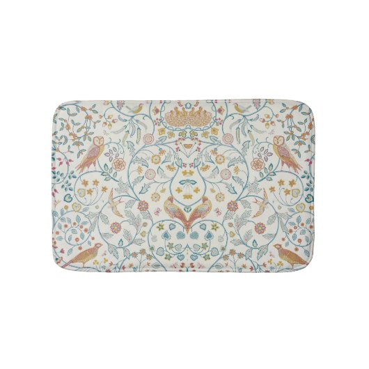 William Morris - Uil en bessen Badmat (Voorkant)