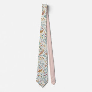 William Morris - Uil en bessen print patroon Stropdas