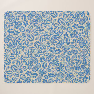 William Morris Venetiaanse Bloem Damast Brocaat Sherpa Deken