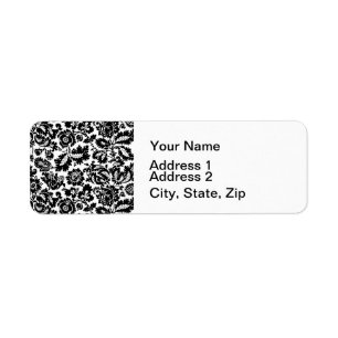 William Morris Venetian Damask Brocade Etiket