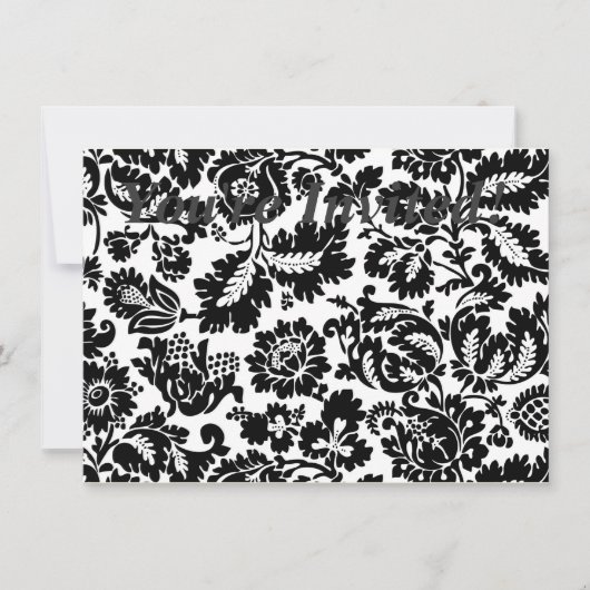 William Morris Venetian Damask Brocade Kaart (Voorkant)