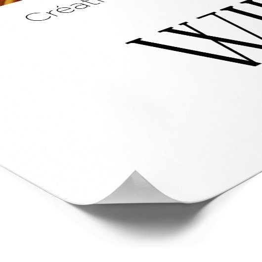 William Morris  verbrand Sinaasappel wilde bloemen Poster (Hoek)