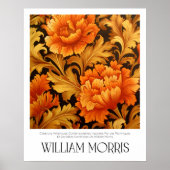 William Morris  verbrand Sinaasappel wilde bloemen Poster (Voorkant)