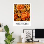 William Morris  verbrand Sinaasappel wilde bloemen Poster (Thuiskantoor)