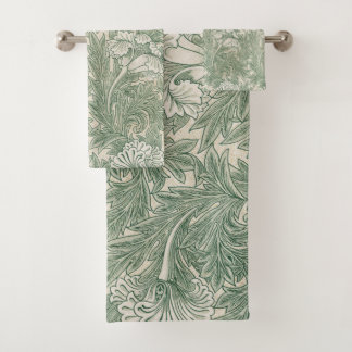 William Morris Vert Sauge Motif Tulipe : Vintage