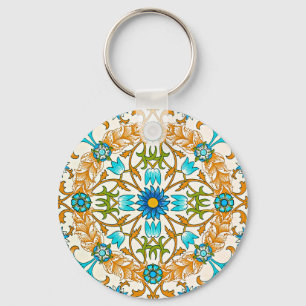 William Morris - Vine, beroemd patroon, Sleutelhanger