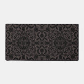 William Morris Vine Black Flower Pattern Bureaumat (Voorkant)