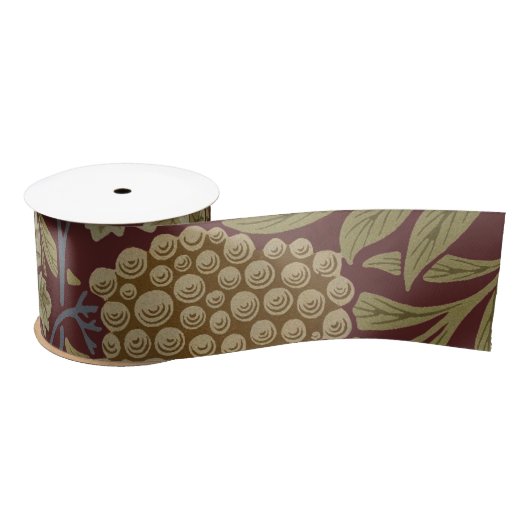 William Morris Vine Grape Red Art Lint (Spoel)