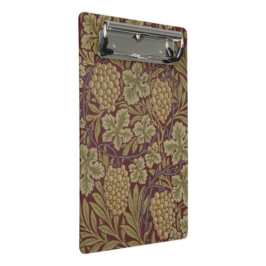 William Morris Vine Grape Red Art Mini Klembord (Schuin)