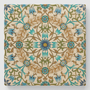 William Morris Vine Wreath Pattern Stenen Onderzetter