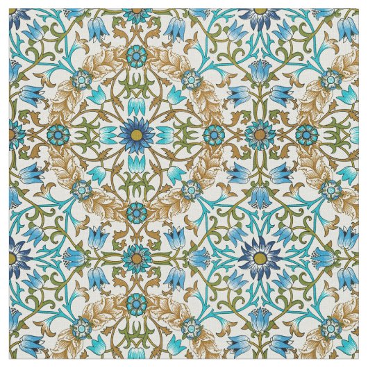William Morris  Vine Wreath Pattern Stof (Close Up)