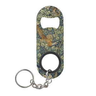 William Morris Vintage Fazant Eekhoorn Bloem Mini Flessenopener