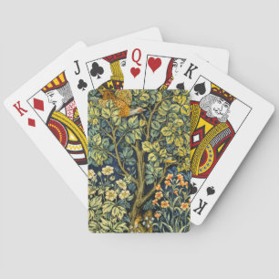 William Morris Vintage Fazant Eekhoorn Bloem Pokerkaarten
