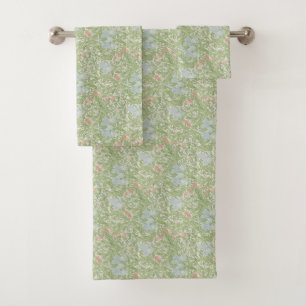 William Morris Vintage Floral Pink Iris