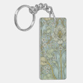 William Morris Vintage Floral Spring Thicket Sleutelhanger (Voorkant Links)