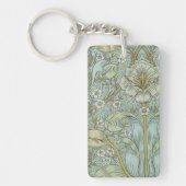 William Morris Vintage Floral Spring Thicket Sleutelhanger (Voorkant)